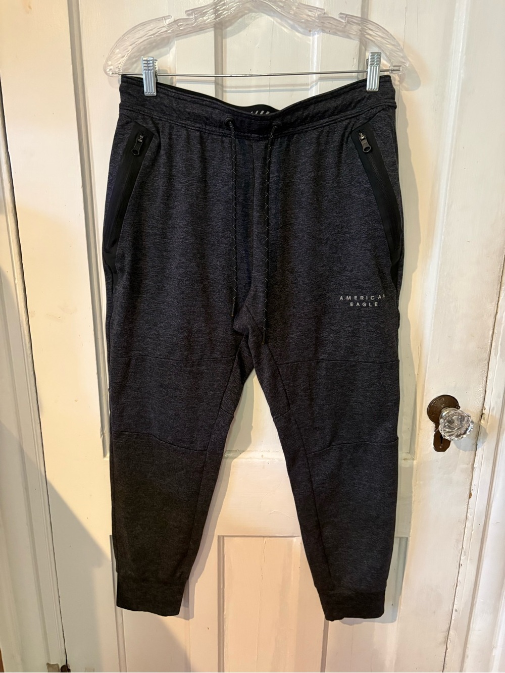 American Eagle Outfitters Men's Charcoal Gray Jogger Sweatpants